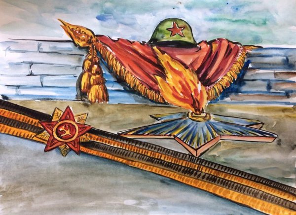 Рисунок на 9 мая