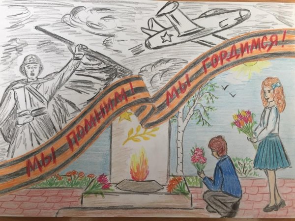 Рисунок на тему день Победы