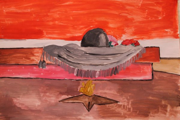 Рисование неизвестный солдат