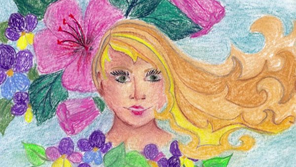 Рисунок на тему мама