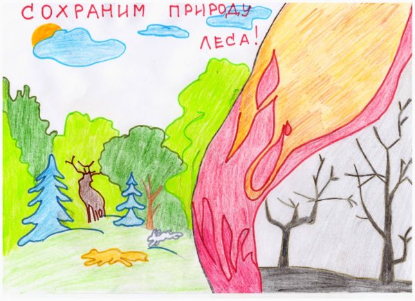 Плакат берегите природу