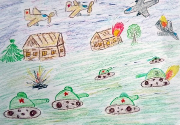 Рисунки на тему битва за Москву