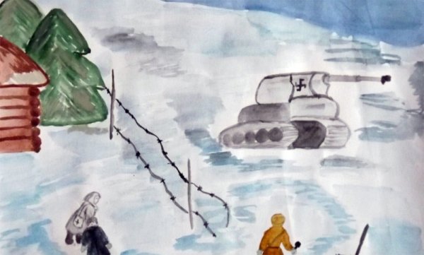 Конкурс рисунков битва за Москву