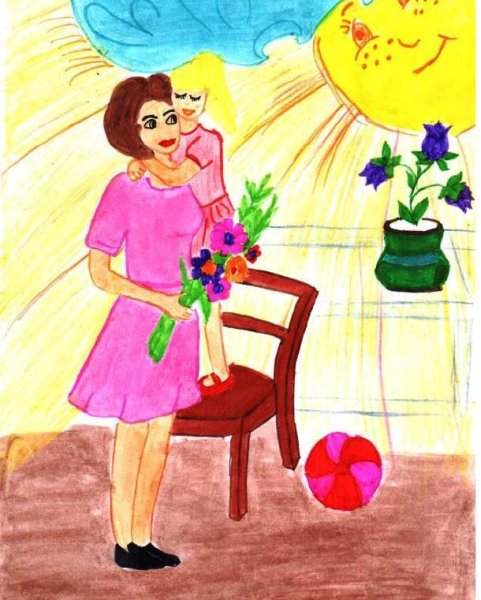 Конкурс рисунков мама