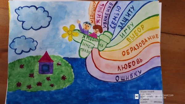 Рисунок на тему Мои права