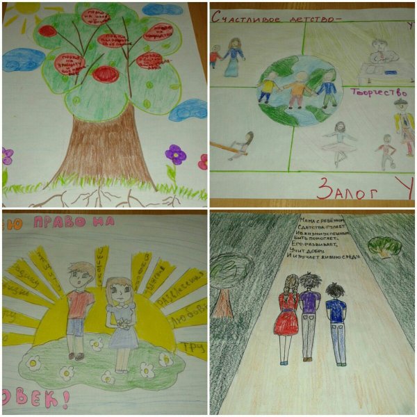 Конкурс рисунков права глазами детей