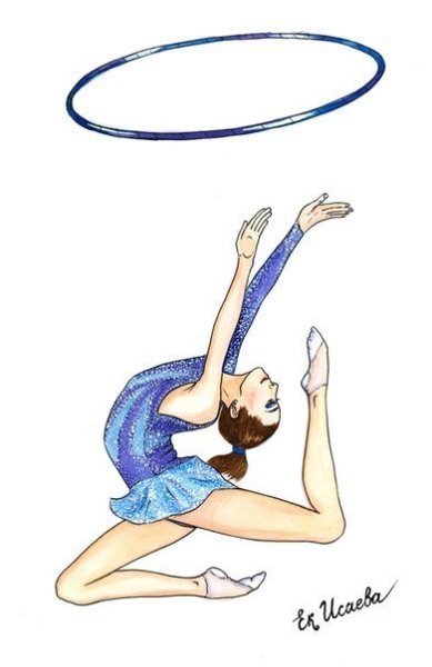 Гимнастика для срисовки легкие