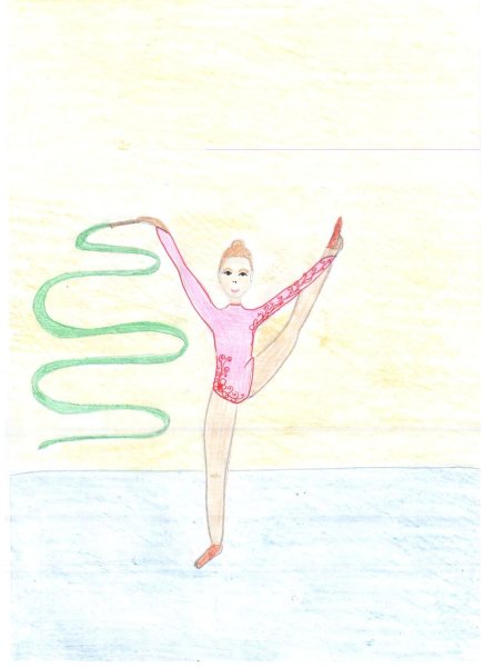Детские рисунки гимнастика