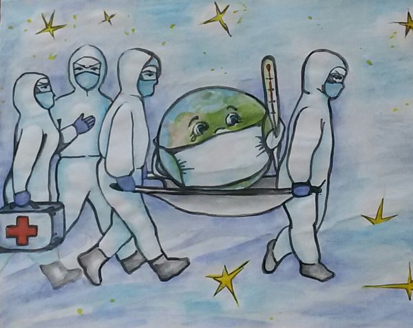 Рисунок на тему медики