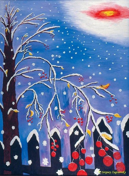 Рисование зима