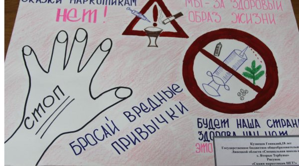 Плакат на тему вредные привычки