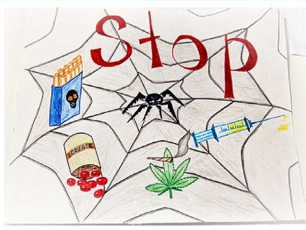 Мы против вредных привычек рисунки