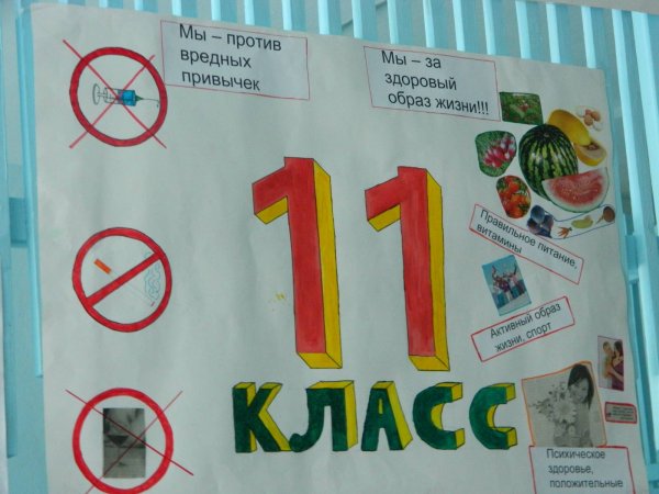 Плакат вредные привычк