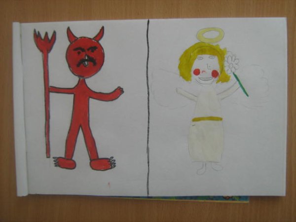 Добрый и злой рисунок