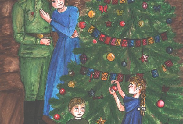 Семейный новый год конкурс рисунков