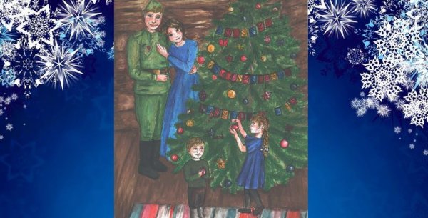 Елка Победы рисунки детей 2020