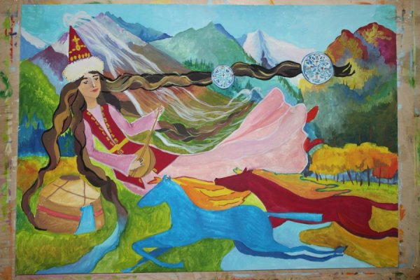 Казахские рисунки