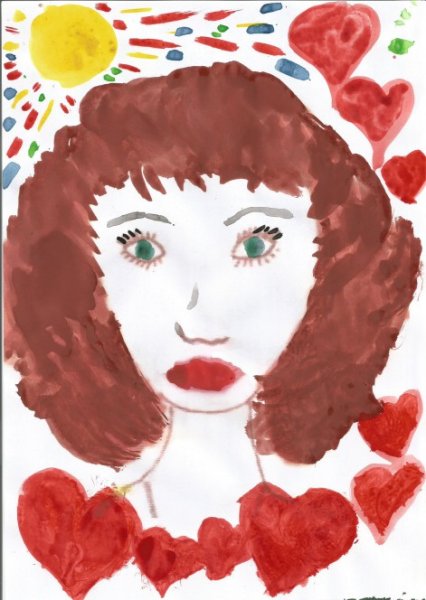 Сердце матери рисунок на конкурс