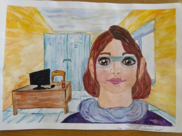 Рисунок моя мама