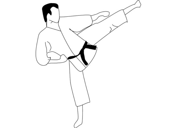 Раскраска тхэквондо