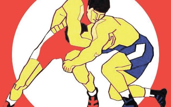 Борьба рисунок