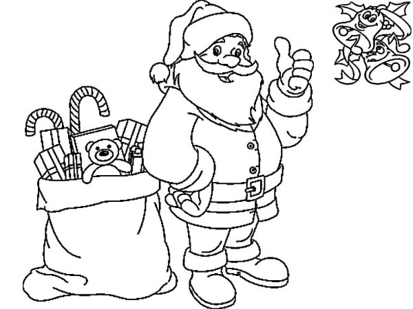 Новогодняя раскраска