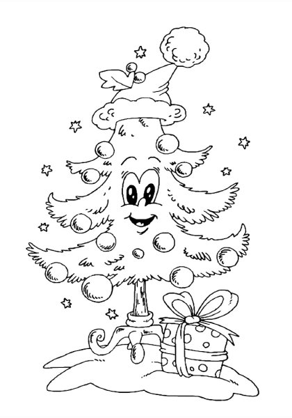 Рисование Деда Мороза