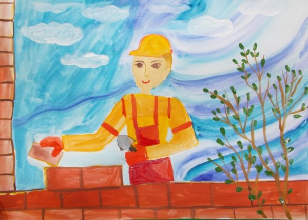 Детские рисунки профессии