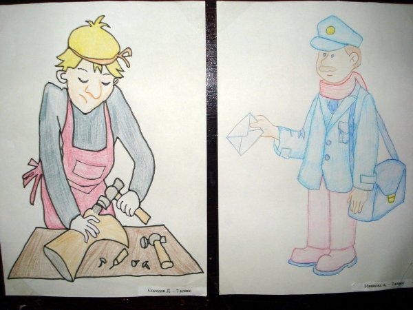 Легкий рисунок на тему моя будущая профессия