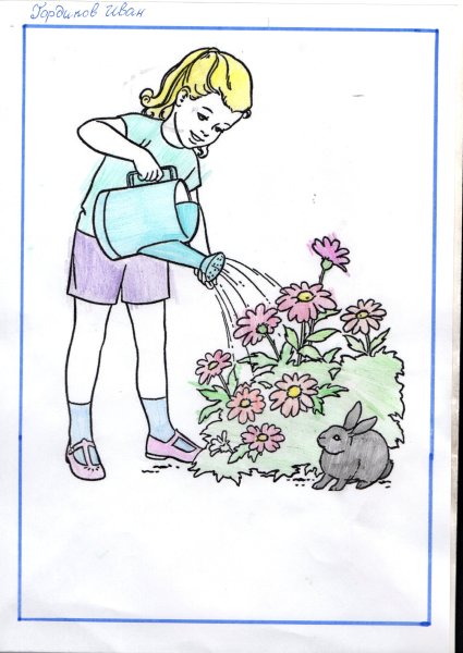 Рисунок на тему доброта