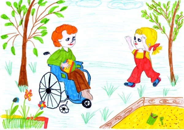 Добрые дела детские рисунки