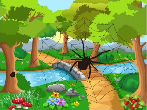 Природа из мультфильмов