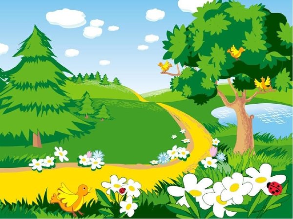 Мультяшная природа