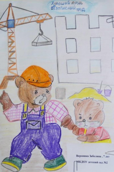 Охранотруда глазами детей