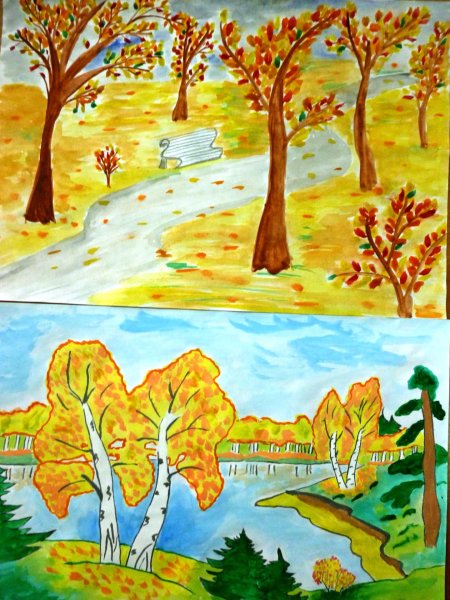 Рисование Золотая очень