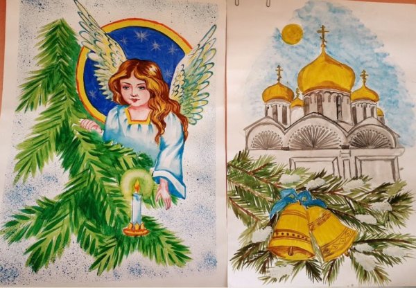 Рождество рисунок