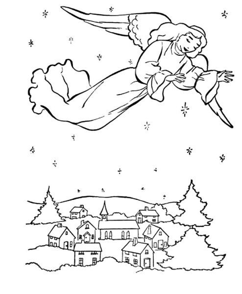 Рисунок на тему Рождественское чудо