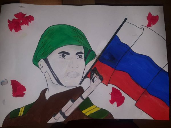 Рисунок на тему день героев Отечества