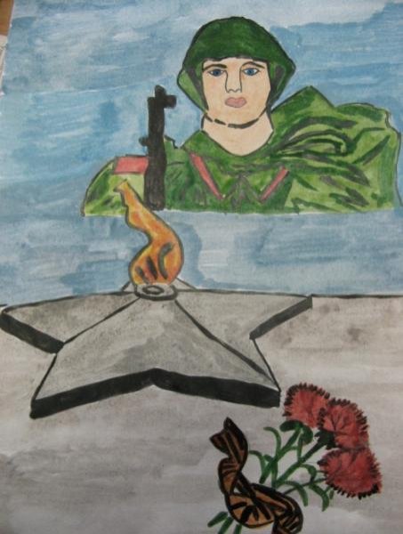 Рисунок на тему герои защитники