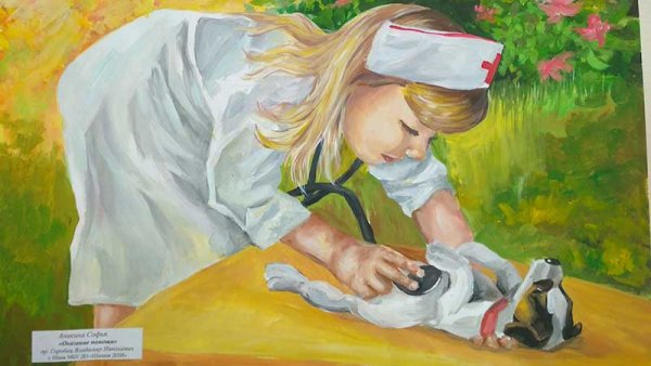 Детские рисунки про врачей