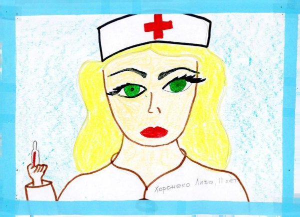 Рисунок спасибо врачам