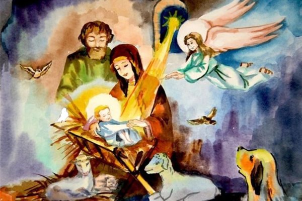 Рисунки Вифлеемская звезда рождение Иисуса Христа