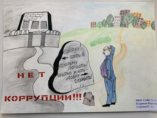 Коррупция глазами детей на конкурс