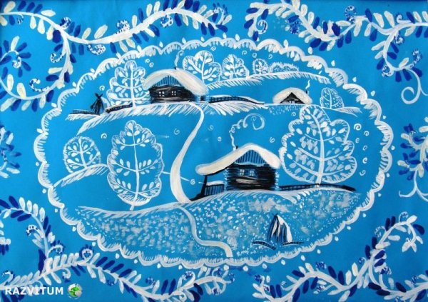 Конкурс рисунков зимние узоры