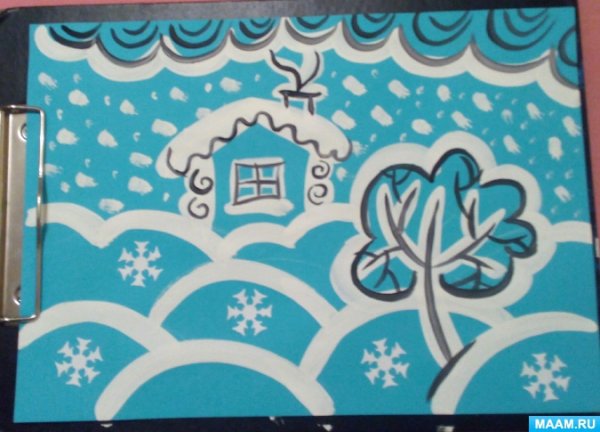 Зимние узоры в детский сад