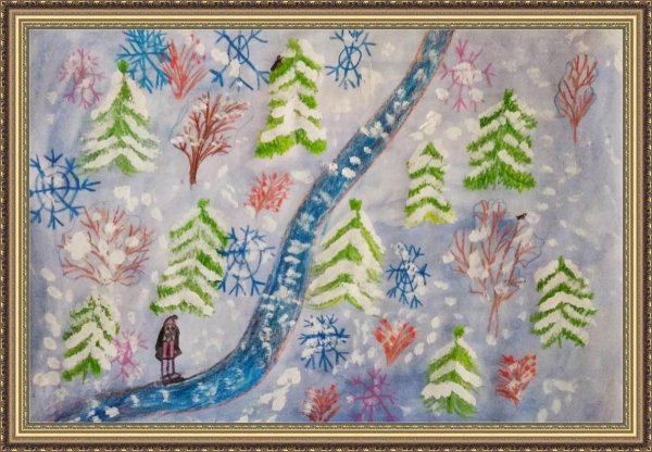 Зимние узоры рисунки для детей