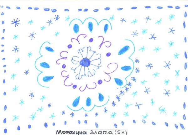 Детские рисунки зимние узоры