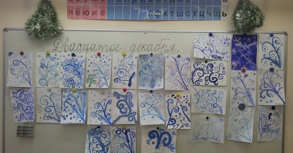 Изо морозные узоры на окне