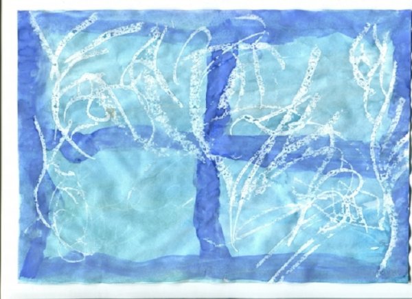 Зимние узоры нетрадиционные техники