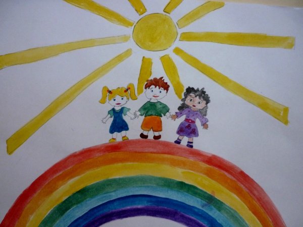 Рисунок на тему мы разные